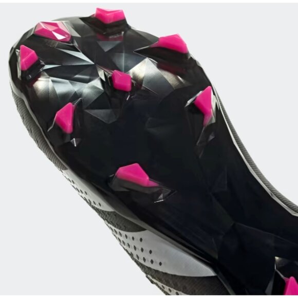 Adidas Predator Accuracy.2 FG Black/Pink Soccer Cleats GW4586 Men’s 8.5 & 9 - Picture 9 of 16
